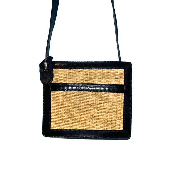 Ralph Lauren Handbags - Ralph Lauren Black and Tan Shoulder Bag